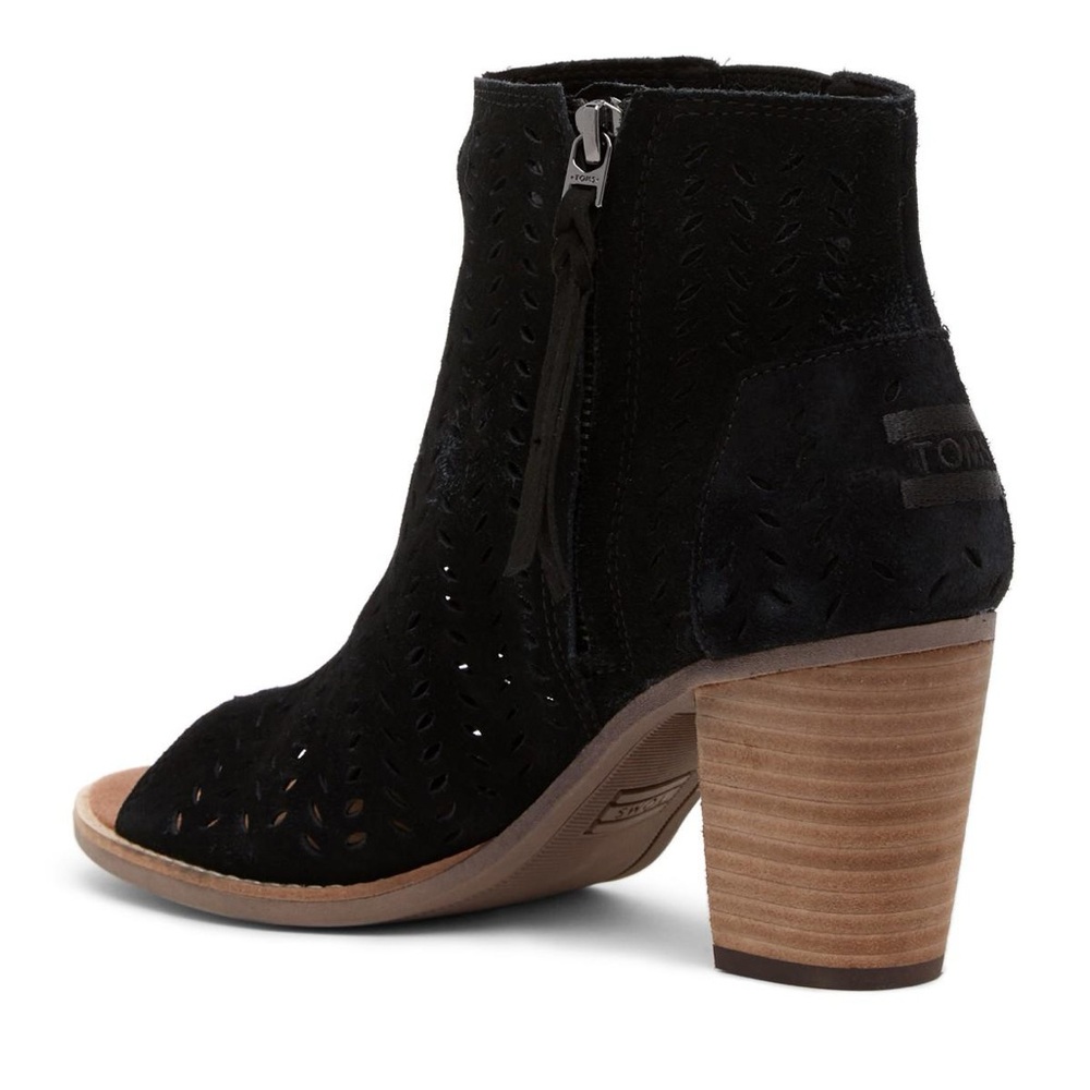 TOMS Majorca Leather Heeled Sandal - Picture 3 of 10
